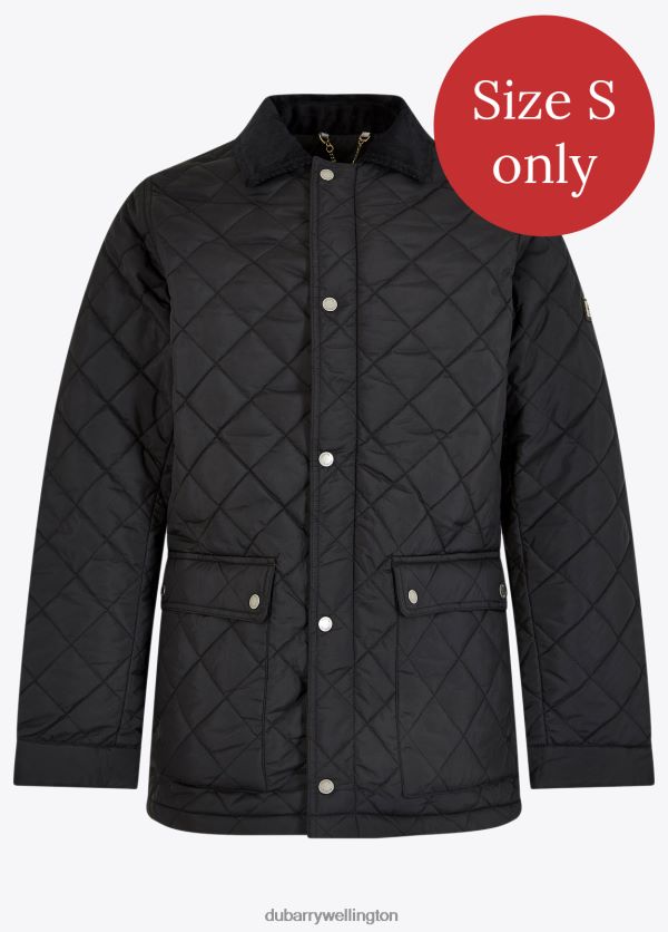 Clothing Adare Quilted Jacket Black Dubarry Men 8P68RB1111