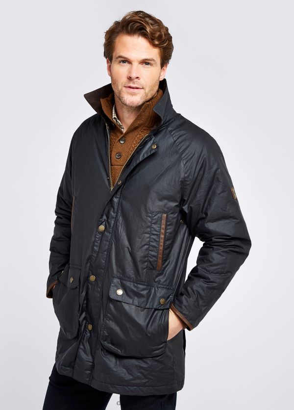 Clothing Brunswick Wax Jacket Midnight Dubarry Men 8P68RB1103