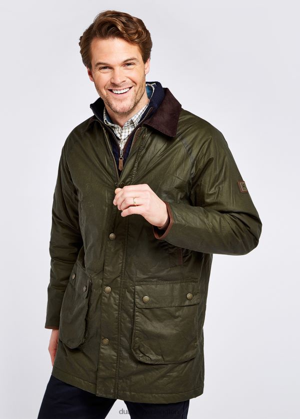 Clothing Brunswick Wax Jacket Pine Dubarry Men 8P68RB982