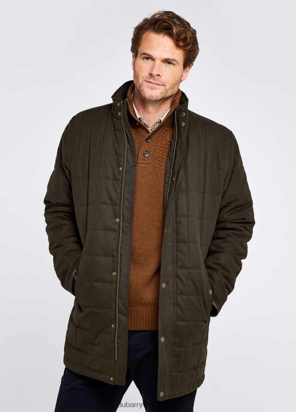 Clothing Cashel Quilted Jacket Verdigris Dubarry Men 8P68RB1000