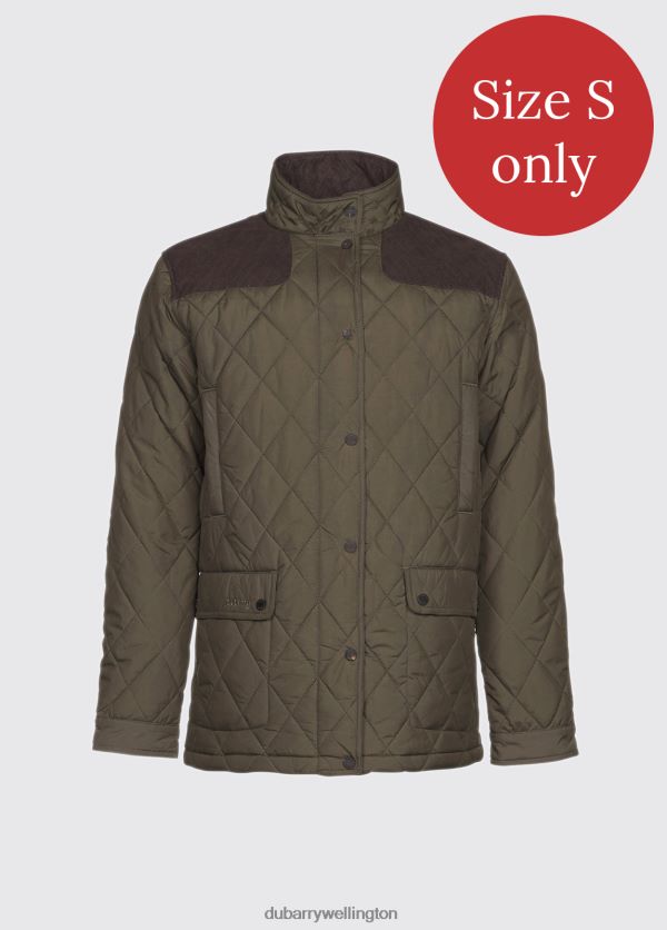 Clothing Castlemartyr Quilted Jacket Olive Dubarry Men 8P68RB1132