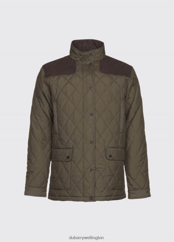 Clothing Castlemartyr Quilted Jacket Olive Dubarry Men 8P68RB1132
