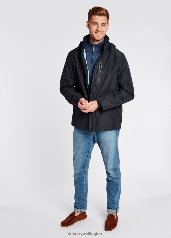 Clothing Charleville Waterproof Jacket Navy Dubarry Men 8P68RB953