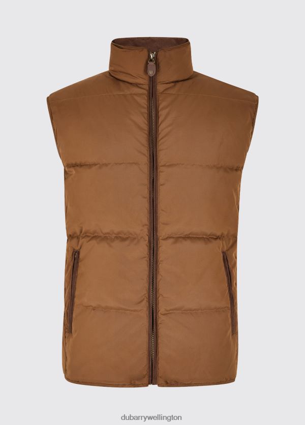 Clothing Graystown Down-filled Gilet Walnut Dubarry Men 8P68RB993