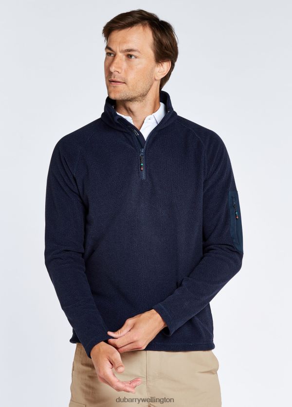 Clothing Monaco Quarter-zip Fleece Navy Dubarry Men 8P68RB986