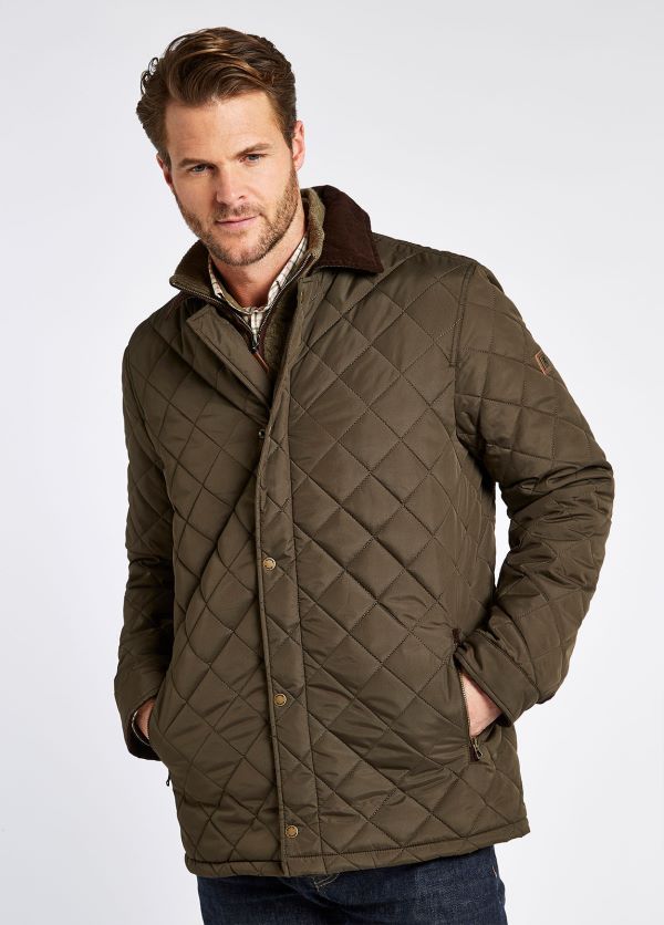Clothing Mountusher Quilted Jacket Olive Dubarry Men 8P68RB1011