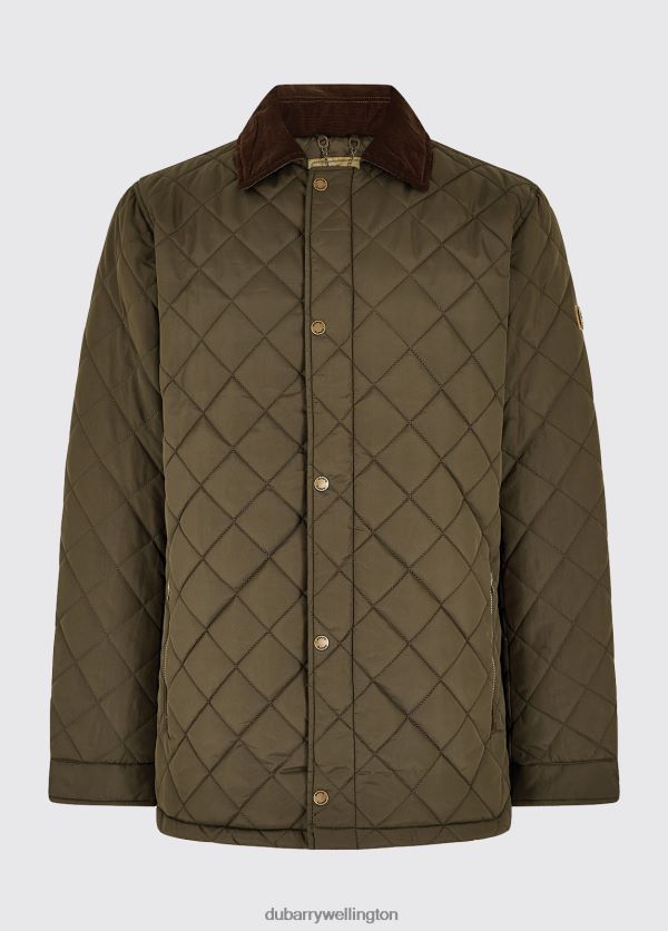 Clothing Mountusher Quilted Jacket Olive Dubarry Men 8P68RB1011