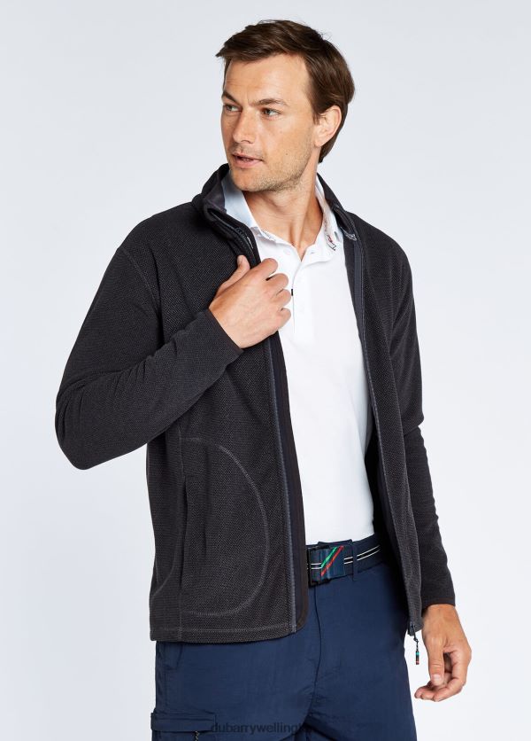 Clothing Mustique Full-zip Fleece Graphite Dubarry Men 8P68RB1026