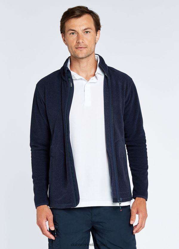 Clothing Mustique Full-zip Fleece Navy Dubarry Men 8P68RB989