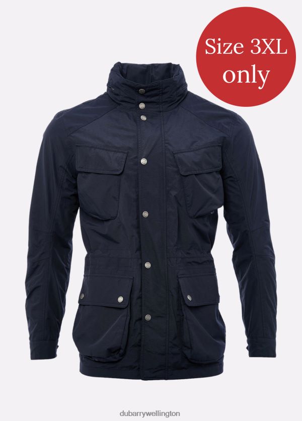 Clothing Thornton Waterproof Jacket Navy Dubarry Men 8P68RB1150