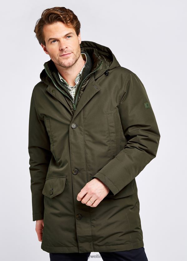 Clothing Urlingford Down Parka Jacket Ivy Dubarry Men 8P68RB1008