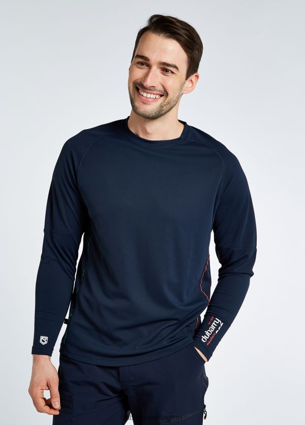 Clothing Ancona Long-sleeved t-shirt Navy Dubarry Men 8P68RB1029