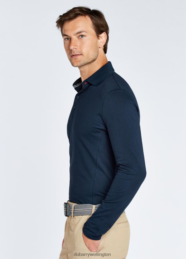 Clothing Freshford Long-sleeved Polo Navy Dubarry Men 8P68RB1028