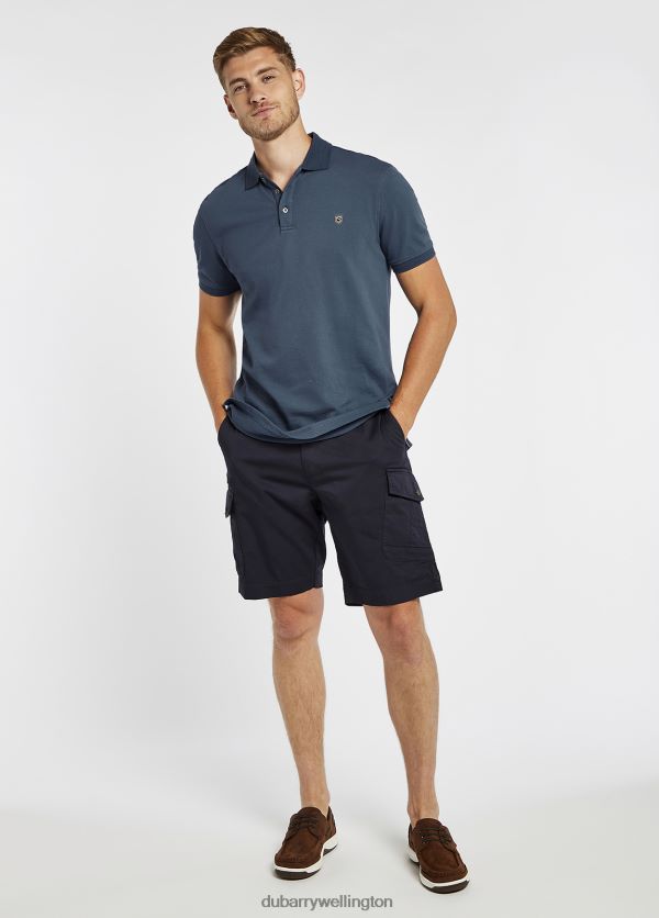 Clothing Quinlan 4-way Stretch Polo Steel Dubarry Men 8P68RB932