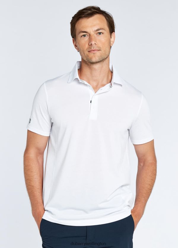 Clothing Sorrento Short-sleeved Polo White Dubarry Men 8P68RB998