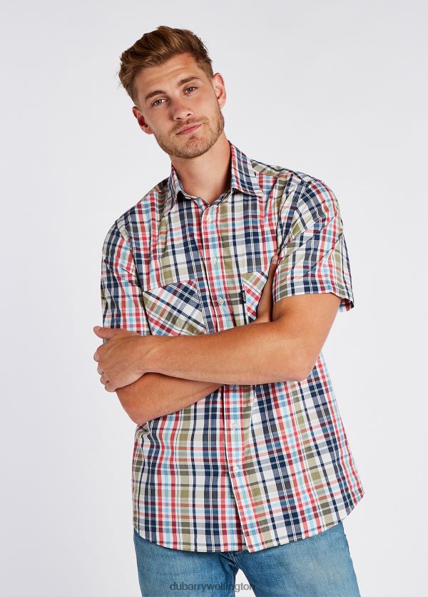 Clothing Blueberry Shirt Navy Multi Dubarry Men 8P68RB957