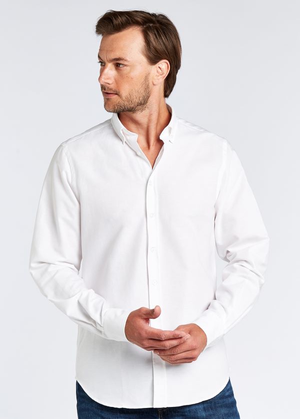Clothing Castlecove Oxford Shirt White Dubarry Men 8P68RB972