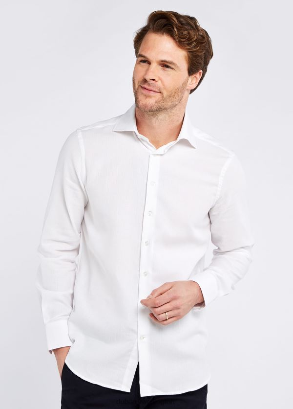 Clothing Herbert Tailored Fit Shirt White Dubarry Men 8P68RB1136