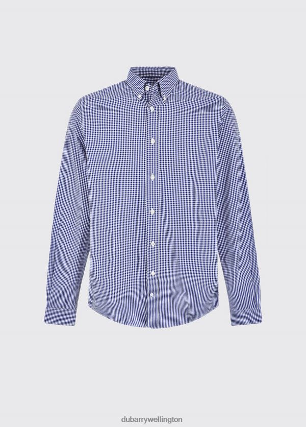 Clothing Longwood Shirt Navy Dubarry Men 8P68RB1212