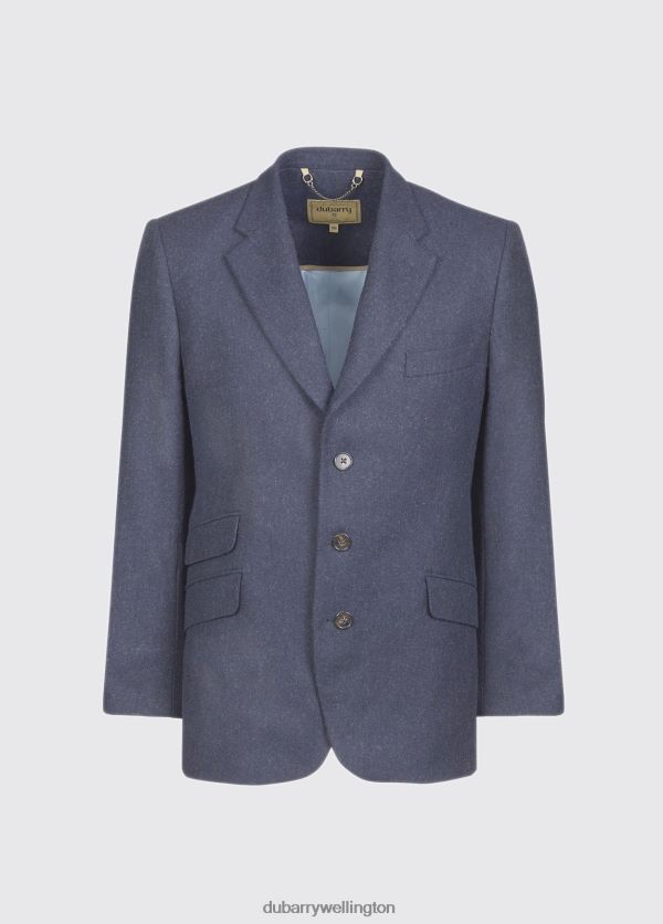 Clothing Gorse Regular Fit Tweed Jacket Navy Dubarry Men 8P68RB1143