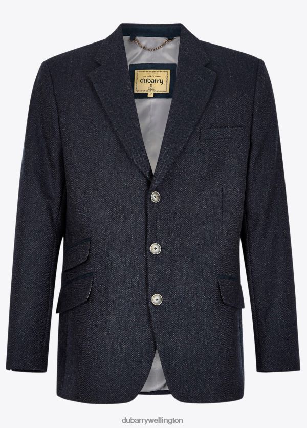 Clothing Rockingham Tweed Jacket Midnight Dubarry Men 8P68RB1170