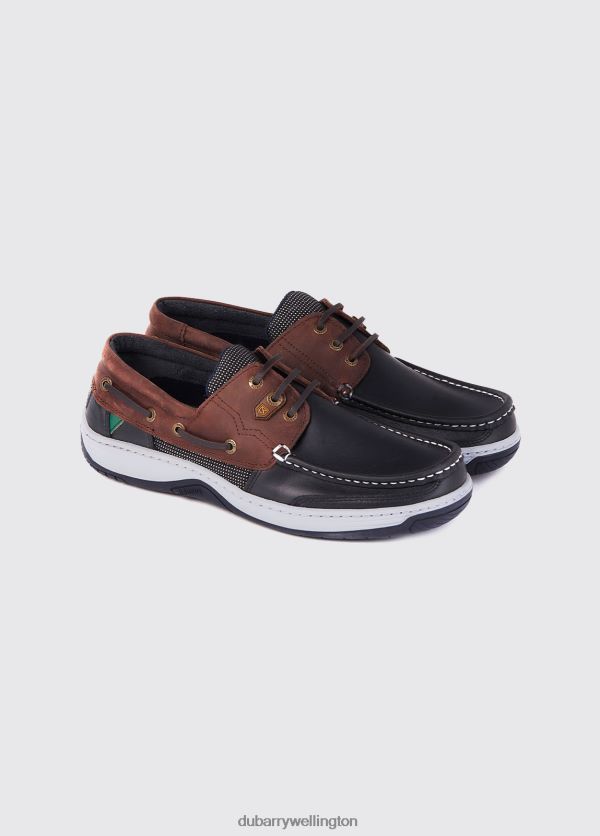 Footwear Regatta Deck Shoe Navy/Brown Dubarry Men 8P68RB920