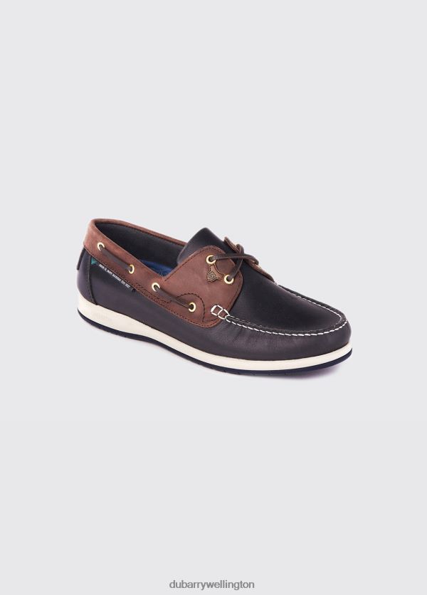 Footwear Sailmaker X LT Deck Shoe Navy/Brown Dubarry Men 8P68RB890