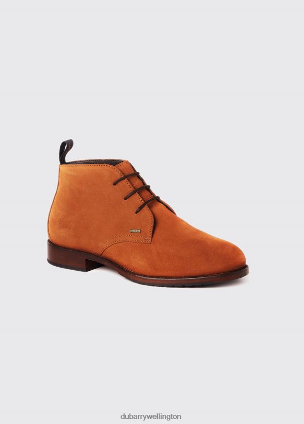 Footwear Waterville Mid Top Leather Boot Camel Dubarry Men 8P68RB1125