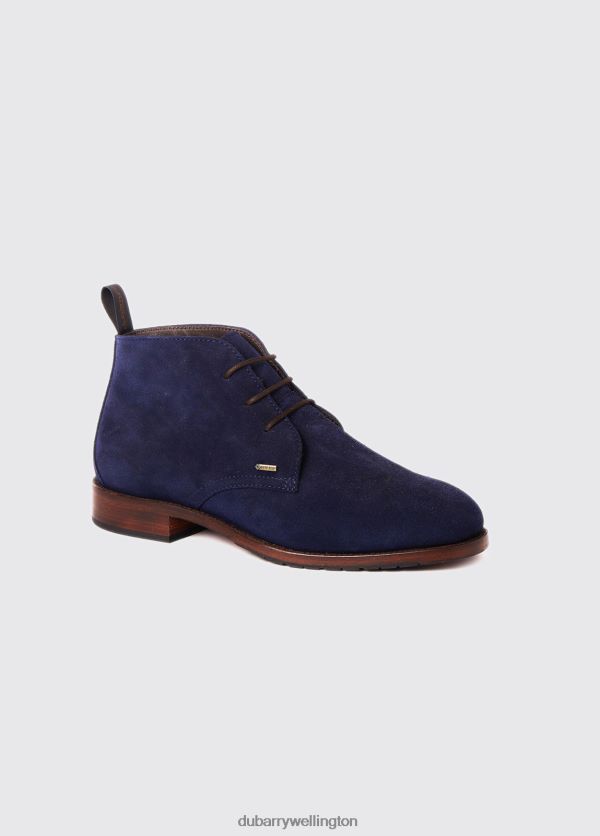 Footwear Waterville Mid Top Leather Boot French Navy Dubarry Men 8P68RB1107