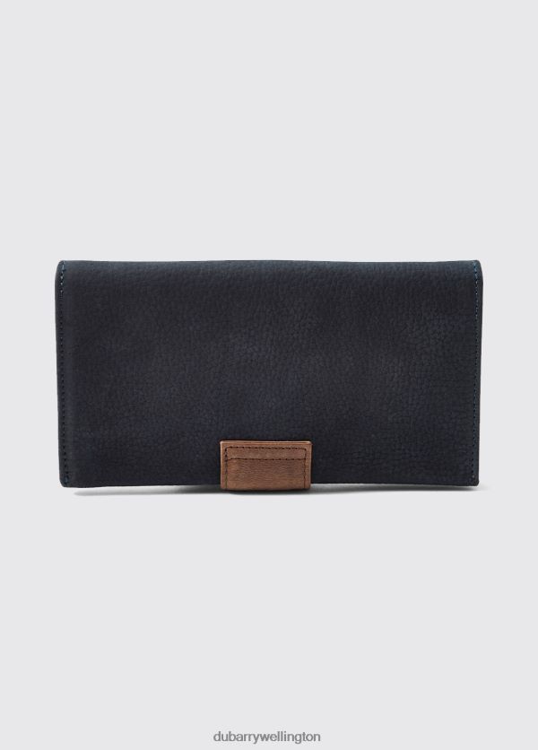 Accessories Dunbrody Leather Purse Navy/Brown Dubarry Women 8P68RB318