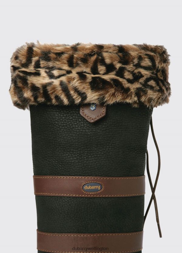 Accessories Faux Fur Boot Liners Leopard Dubarry Women 8P68RB388