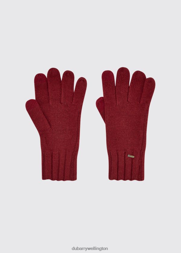 Accessories Hayes Knitted Gloves Ruby Dubarry Women 8P68RB727