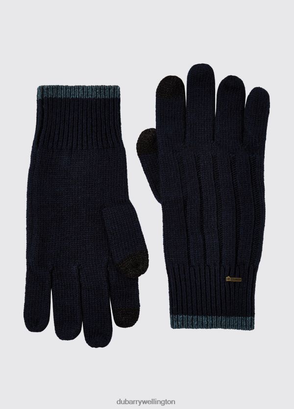 Accessories Marsh Knitted Gloves Navy Dubarry Women 8P68RB457