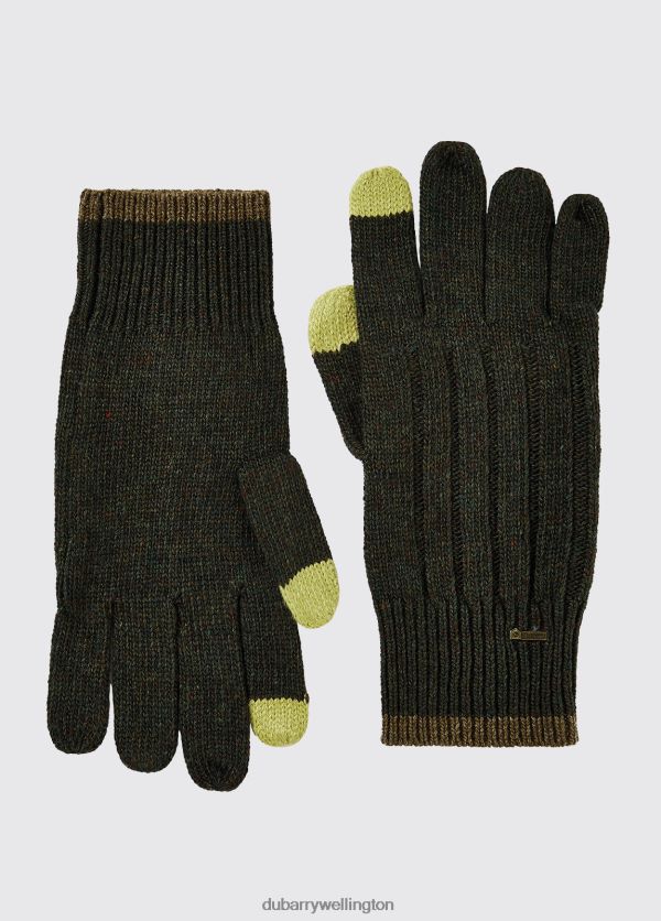 Accessories Marsh Knitted Gloves Olive Dubarry Women 8P68RB458