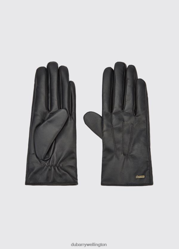 Accessories Sheehan Leather Gloves Black Dubarry Women 8P68RB448
