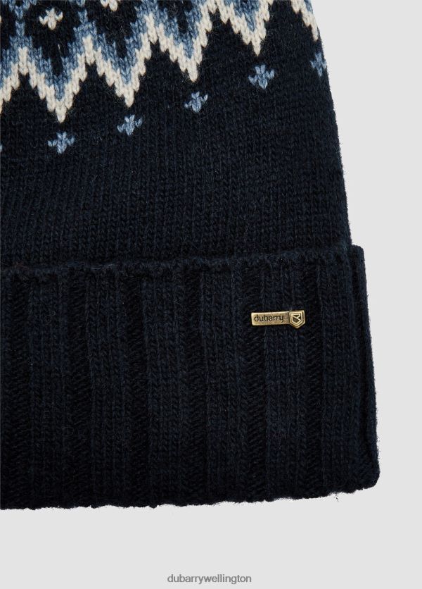 Accessories Connolly Fair Isle Hat Navy Dubarry Women 8P68RB328