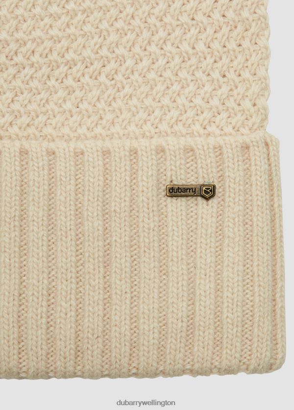Accessories Thormond Knitted Hat Chalk Dubarry Women 8P68RB473