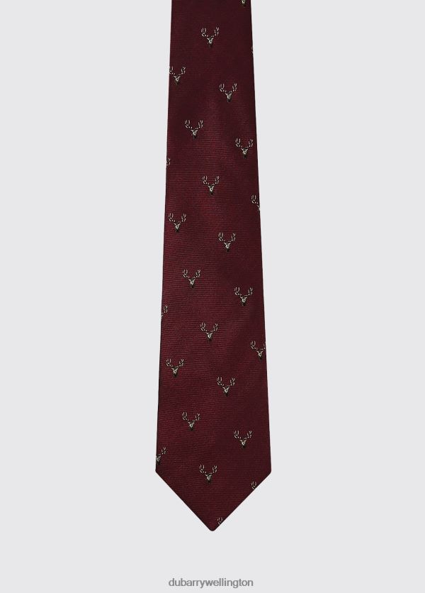 Accessories Avalon Silk Wove Tie Merlot Dubarry Women 8P68RB466