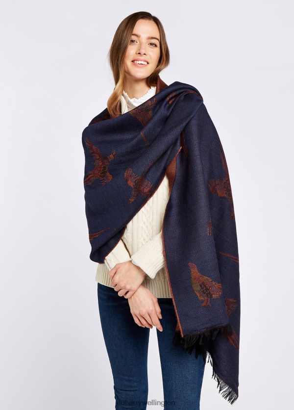 Accessories Birchdale Wool Stole Midnight Dubarry Women 8P68RB287