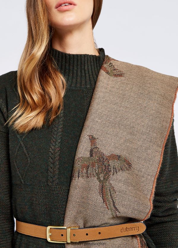 Accessories Birchdale Wool Stole Taupe Dubarry Women 8P68RB286