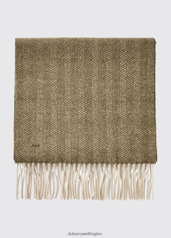 Accessories Kingsley Wool Scarf Olive Dubarry Women 8P68RB424