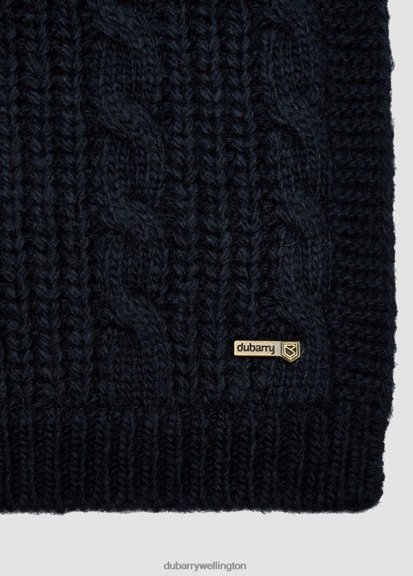 Accessories Macroom Knitted Neck Warmer Navy Dubarry Women 8P68RB454