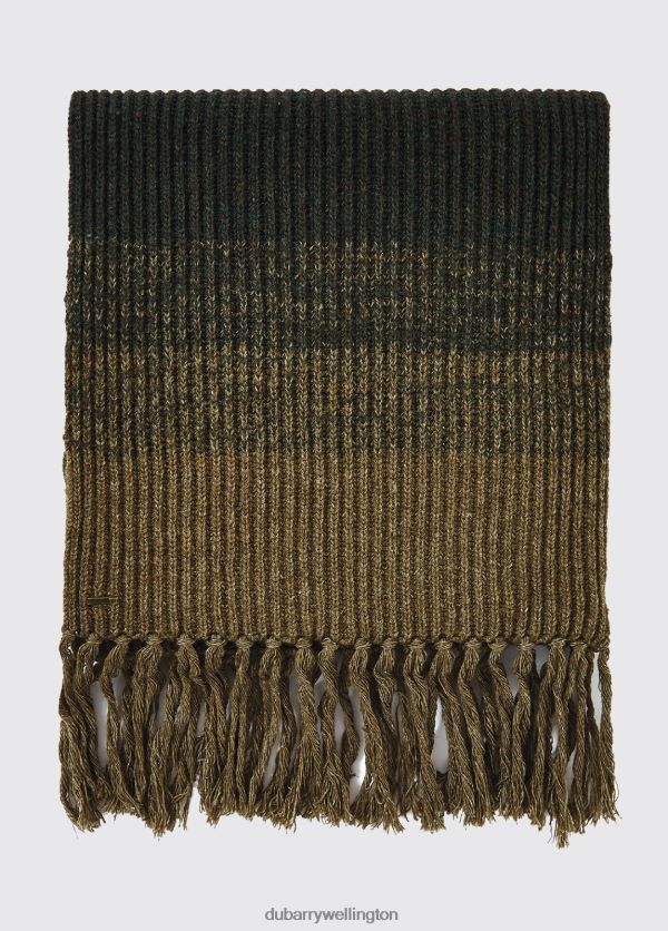 Accessories Redcastle Knitted Scarf Olive Dubarry Women 8P68RB469