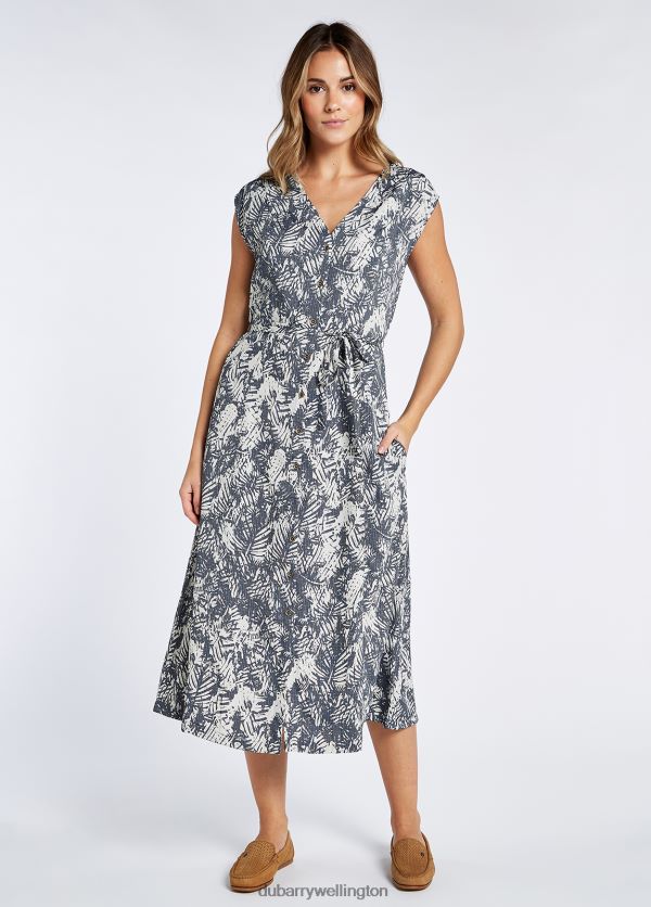 Clothing Wildwood Printed Dress Navy Multi Dubarry Women 8P68RB640