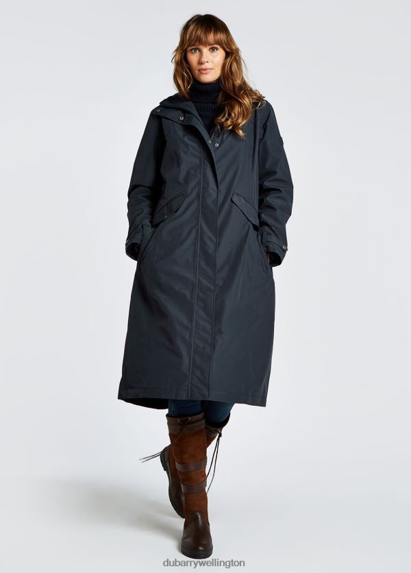 Clothing Alderford Waterproof Coat Navy Dubarry Women 8P68RB183