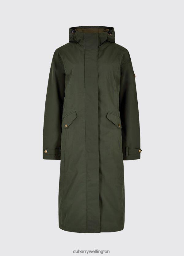 Clothing Alderford Waterproof Coat Pesto Dubarry Women 8P68RB177