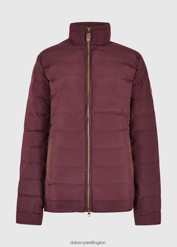 Clothing Ballinroe Down Jacket Currant Dubarry Women 8P68RB503