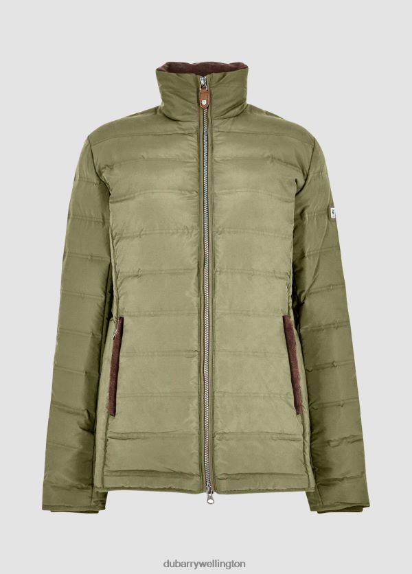 Clothing Ballinroe Down Jacket Dusky Green Dubarry Women 8P68RB578