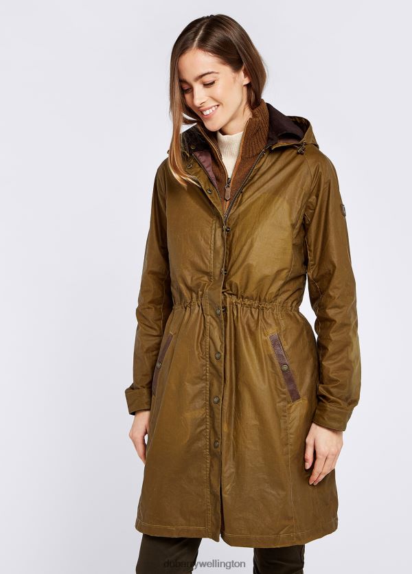 Clothing Ballyvaughan Wax Coat Harvest Gold Dubarry Women 8P68RB684