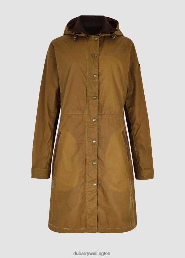 Clothing Ballyvaughan Wax Coat Harvest Gold Dubarry Women 8P68RB684